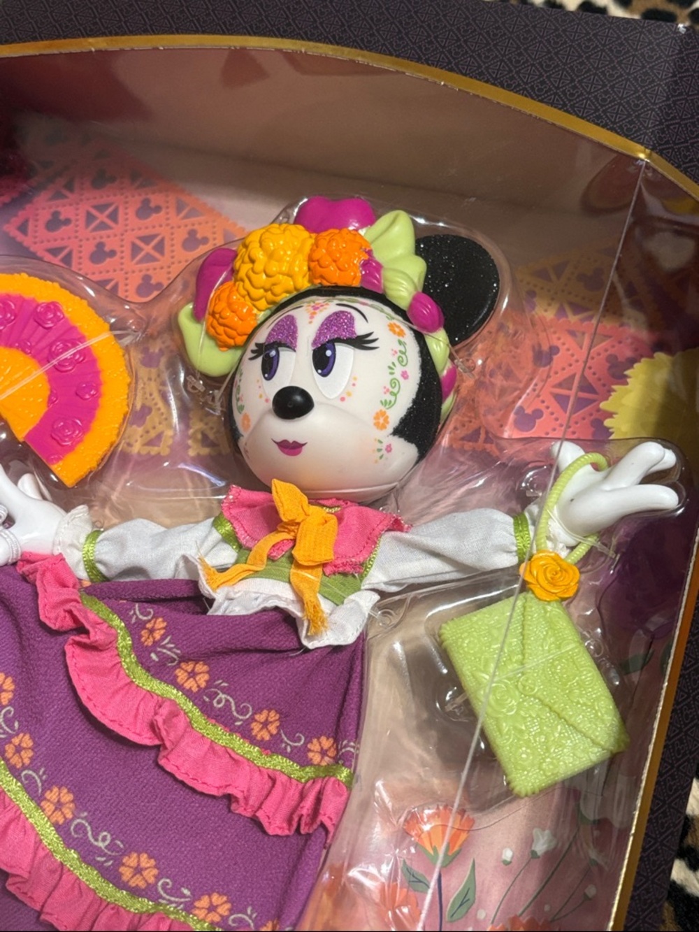 2022 Disney Parks MINNIE MOUSE Deluxe Catrina Doll Day of the Dead Skull Mexico - Picture 13 of 15